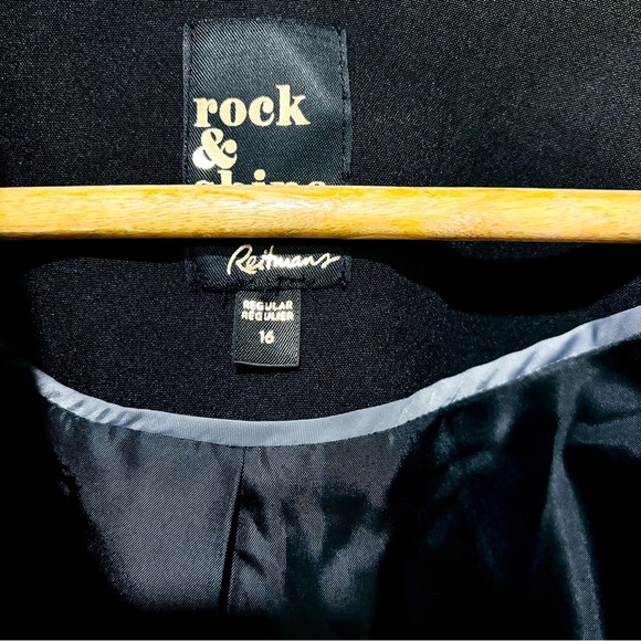 ROCK & SHINE Black blazer - Picture 7 of 8